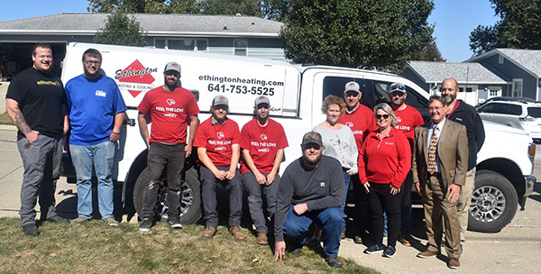 Roberts gets new heating and cooling units as part of Lennox 'Feel the Love' program | News, Sports, Jobs - Vimarsana News